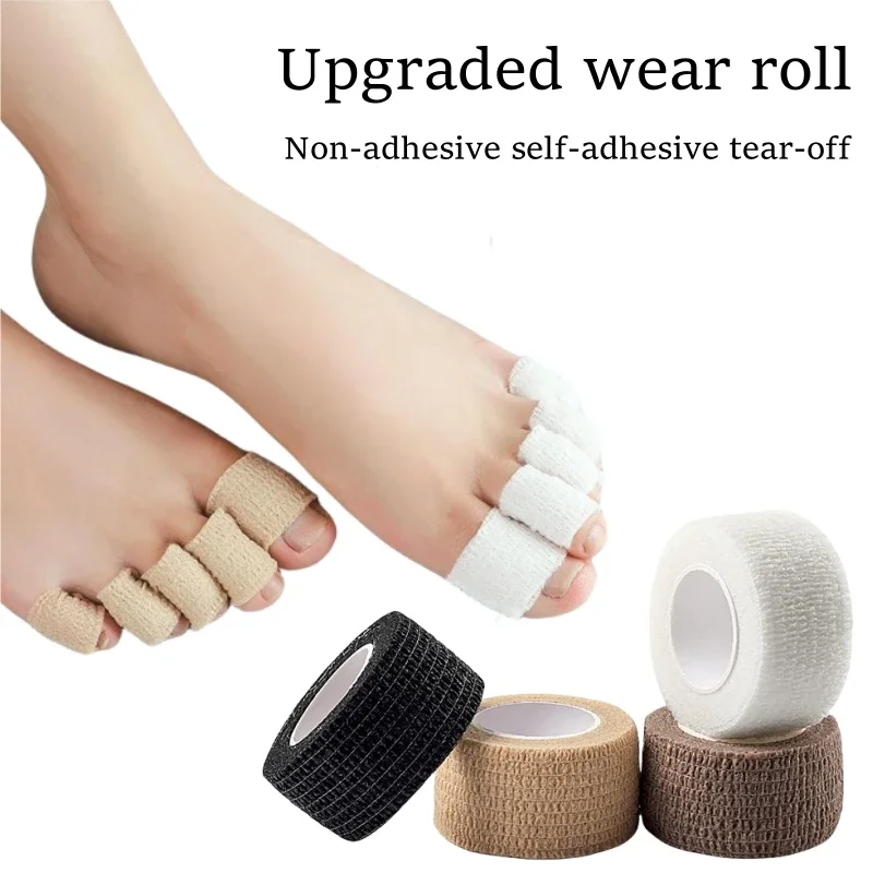 1 Rolle Zehen-Fingerseparator-Schutz, Anti-Verschleiß, Schmerzlinderung, Einsätze, selbstklebend, für Frauen, High Heel, Fußpflege, Aufkleber, Zubehör
