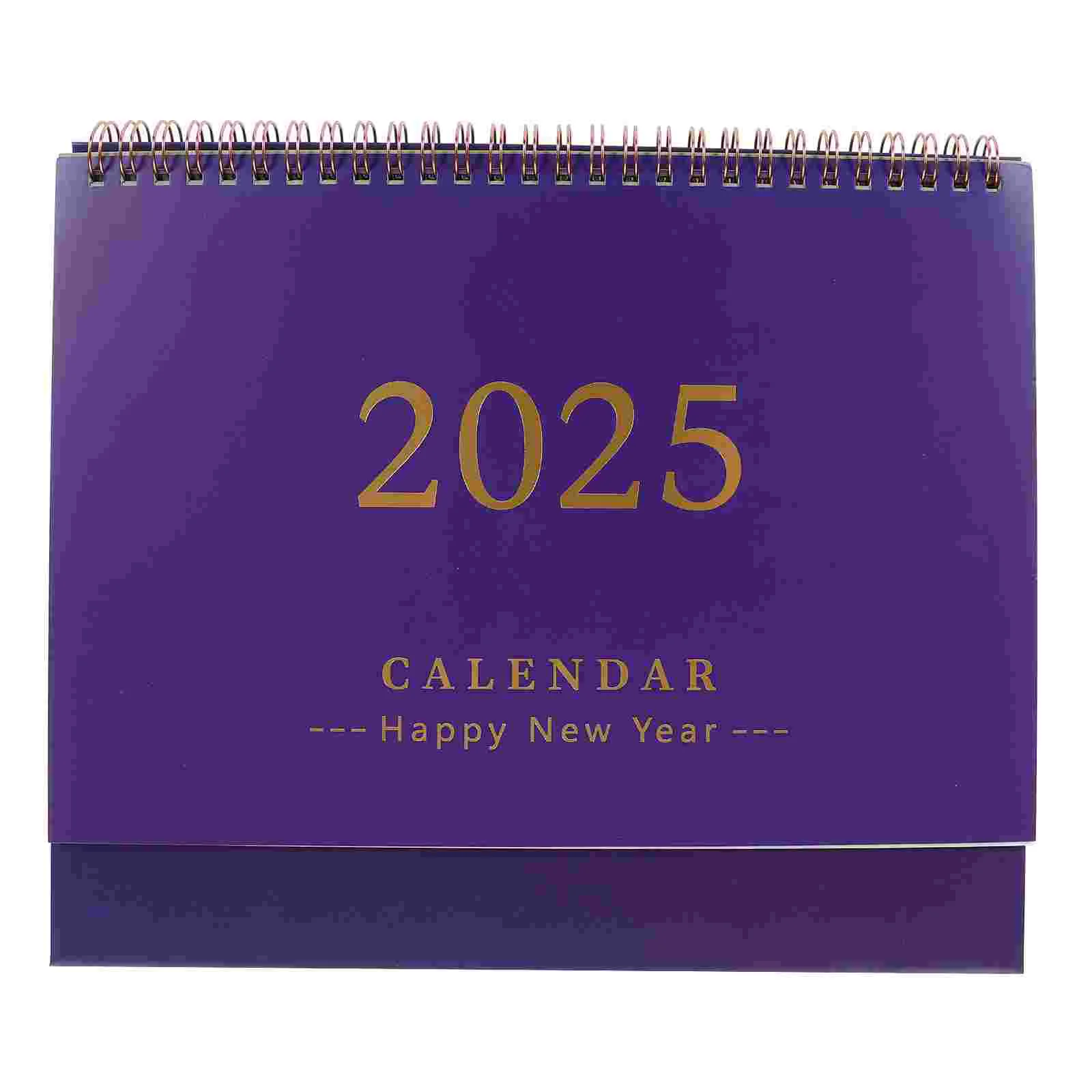 

2025 Desk Calendar Mini Things to Do Notepad Monthly Desktop Small Calendars Standing Flip for Decorative Office Paper