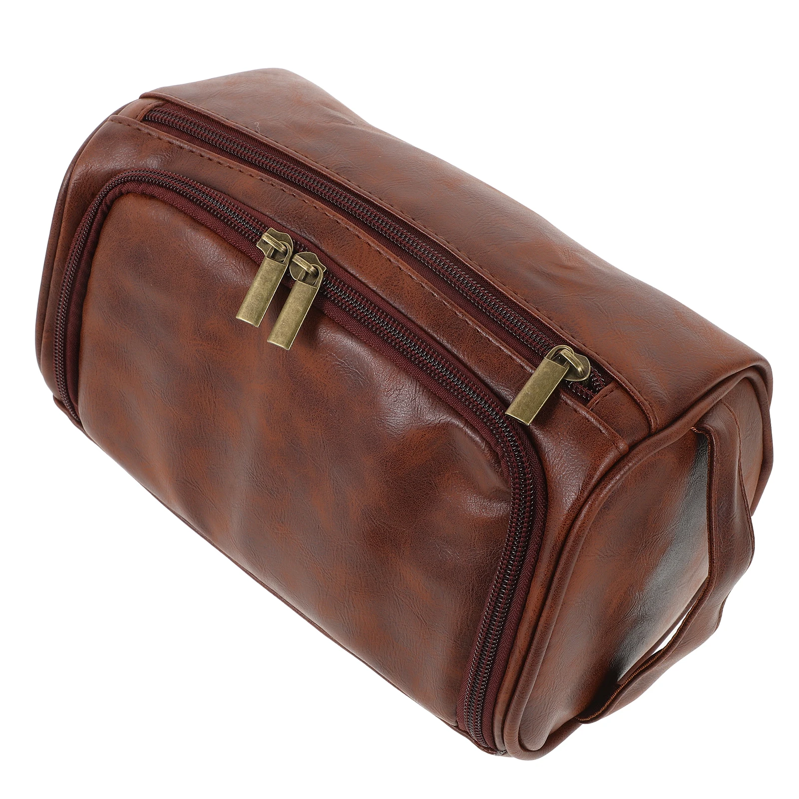 

Large Capacity Storage Portable Makeup Pouch Travel Toiletry Portable Bag Bag PU Organizer
