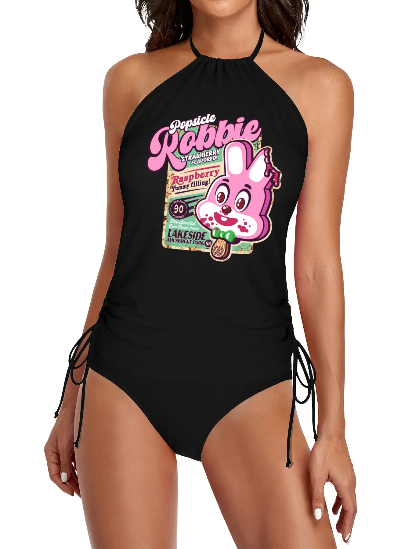 

Popsicle Robbie Split Swimsuit Set summer women Women's two piece swimsuit swimming suit woman swimwear bikini
