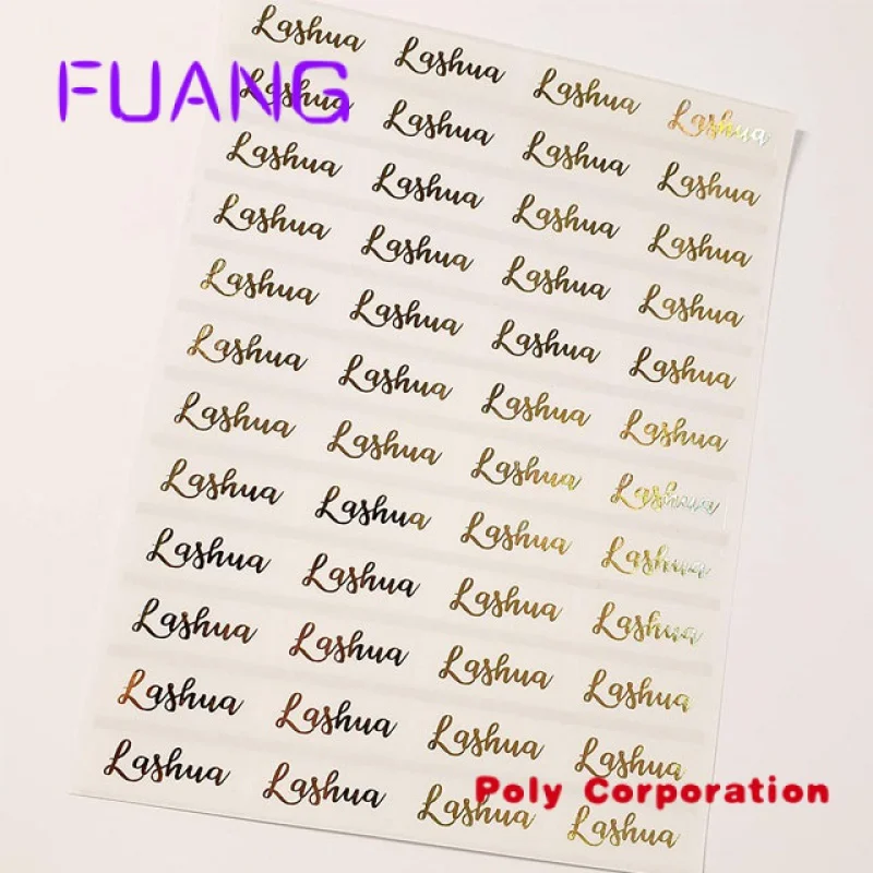 Custom  Private lip gloss tubes customize popular logo label stickers