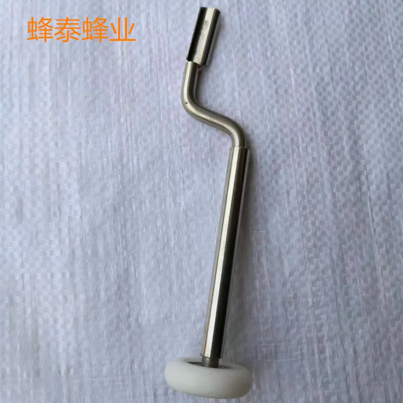 10 pieces of beeware wax bowl rotator, pulp bar processor, royal jelly table cleaning tool, stainless steel material