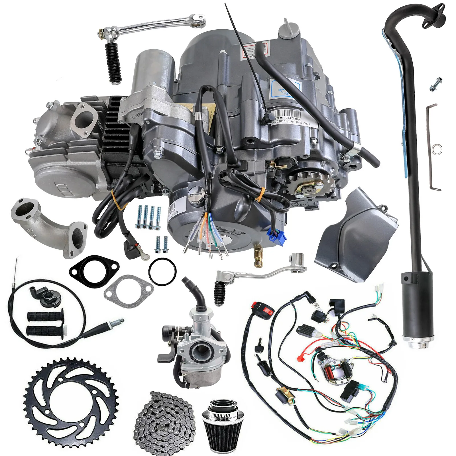 

Lifan 125cc Electric Start Engine Motor for Trail Pit Bike CT70 CT90 CT110 ATC70