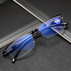 Ahora Ultralight Square Half Frame Reading Glasses Presbyopic Glasses Men Women +100 +150 +200 +250 +300 +350 +400 Brown Black