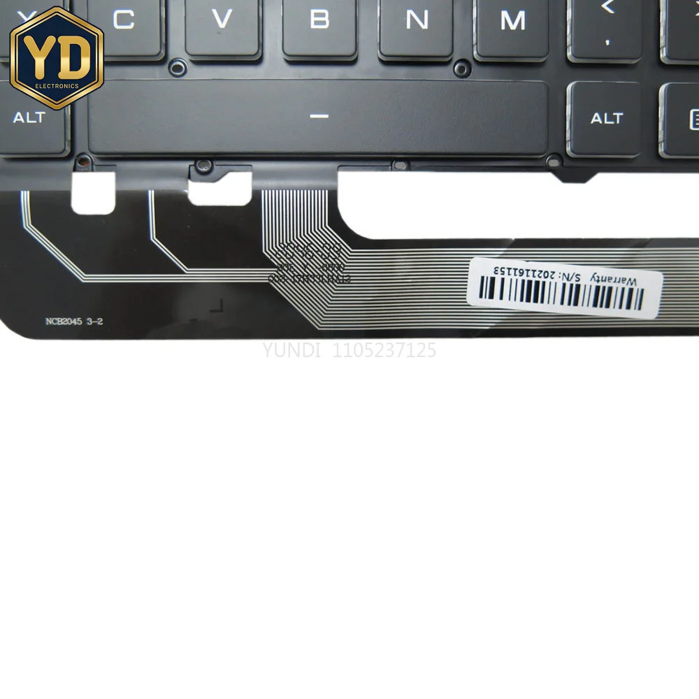YD Laptop With Backlit US Keyboard For Eluktronics Prometheus XVII English US No Frame New