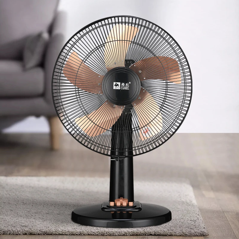 Ventilateur de bureau à 3 vitesses avec minuterie, ventilateur de table oscillant silencieux pour dortoir/bureau, refroidissement doux et fort, conception compacte peu encombrante