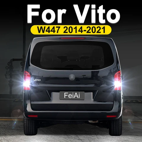 Для Mercedes Benz Vito W447 светодиодные фонари заднего хода, резервная лампа 2014 2015 2016 2017 2018 2019 2020 2021 фонари заднего хода