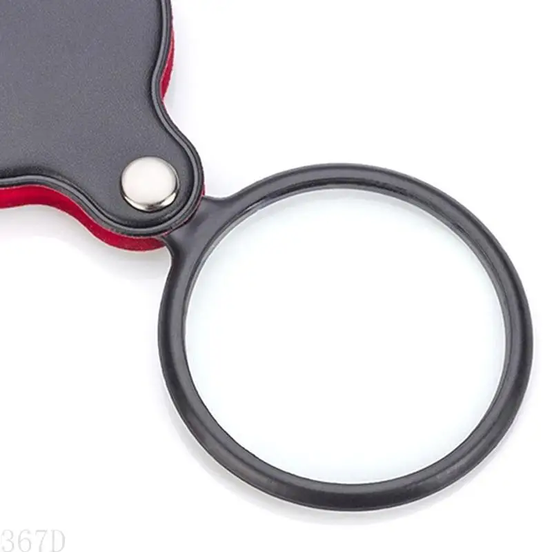 367D Mini Magnifing Glass Magnify Glass Splating Coaper Marifier Loupe 8x
