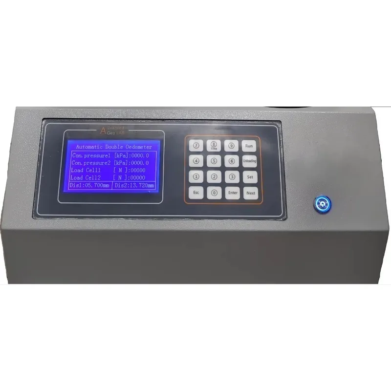 Лабораторный одометр Автоматический пневматический аппарат для испытания на расслабление почвы