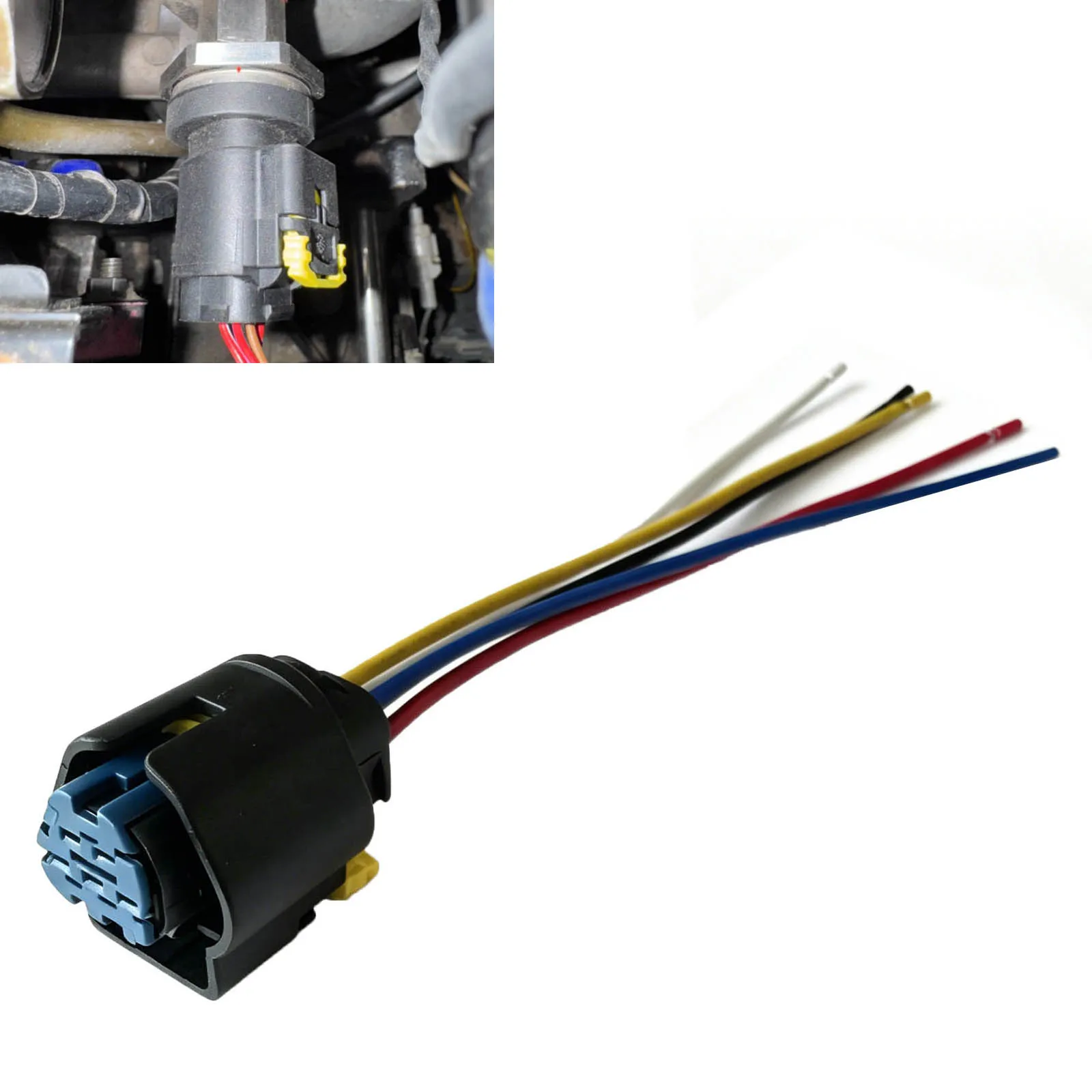 1Pc Combined Pressure Temperature Sensor Connector Plug With Wiring For MAZDA 3 6 CX-3 CX-5 1928405159