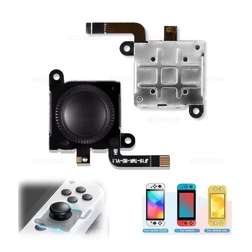 Joystick de repuesto de efecto Hall para interruptor NS/Lite/controlador de Joystick OLED, mando de pulgar, piezas de reparación analógicas, accesorios