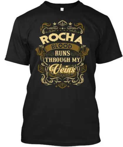 Rocha Blood Thru My Veins T-Shirt Made in the USA Size S to 5XL