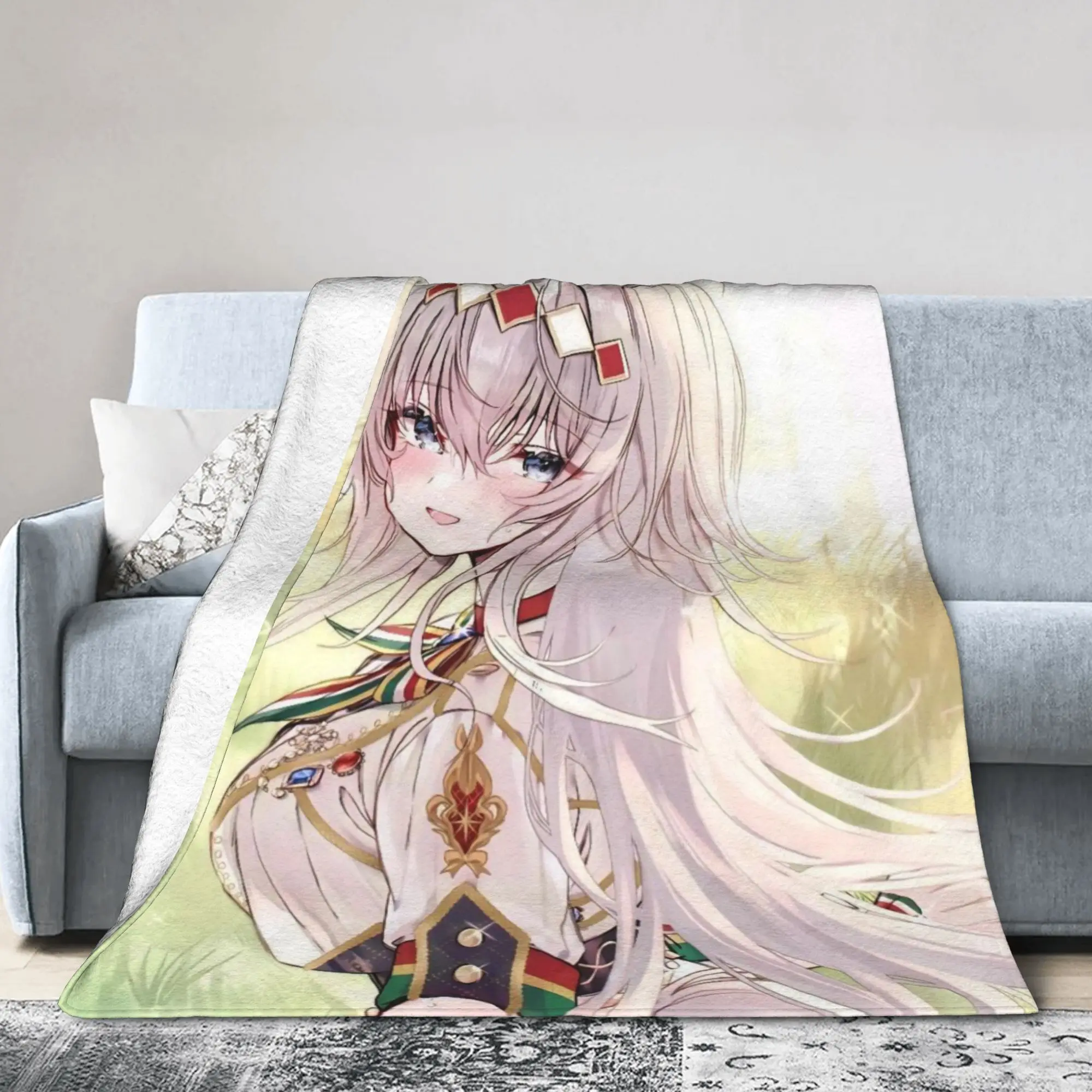 Oguri Cap Flannel Blanket Uma Musume Pretty Derby Funny Throw Blankets for Home 200x150cm Bedspreads