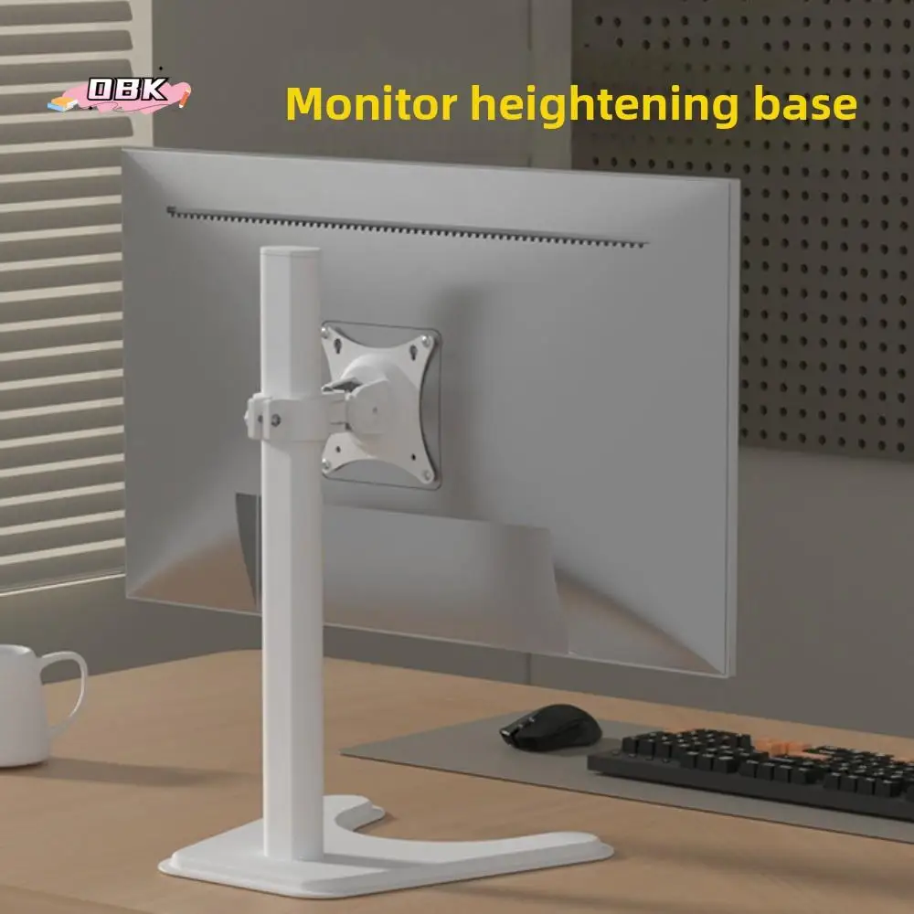 

Adjustable Desktop Monitor Holder 14-27 Inches Large Base Computer Monitor Stand Portable Increase Height