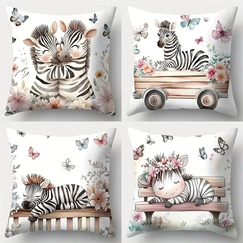 Fashion Household Throw Pillow All‑Match Square Cushion Pillow For Sofa Bed Apartment Indoor Ornament