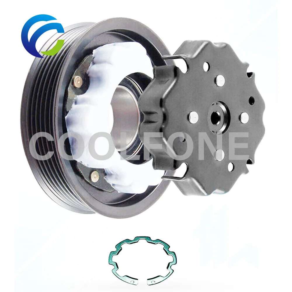 AC A/C Compressor Clutch Pulley for SKODA FABIA SEAT VW POLO 6Q0820803G 6Q0820803GX 6Q0820803HX 6Q8820803P 6Q8820803Q 6R0820803D