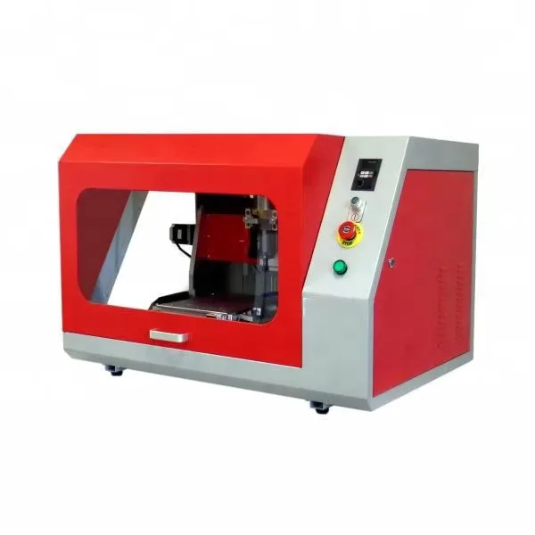 Multi-Functional Desktop-Type Hobby Mini CNC Milg Hine With Protective Cover