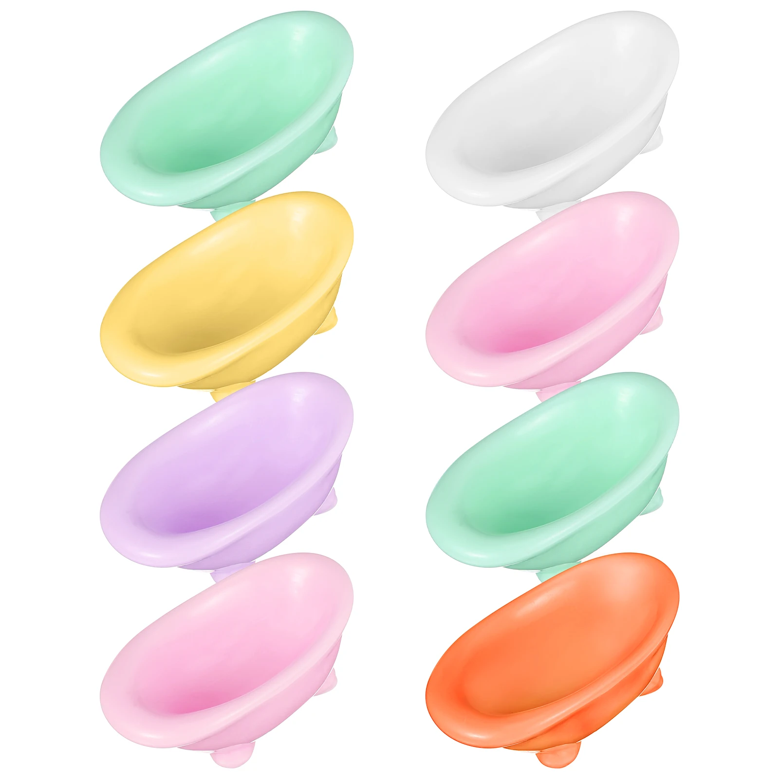 8-teilige Dekoration, Mikro-Landschaftsornament, Miniatur-Puppenhaus, Badewanne, dekorieren für kleine Figuren