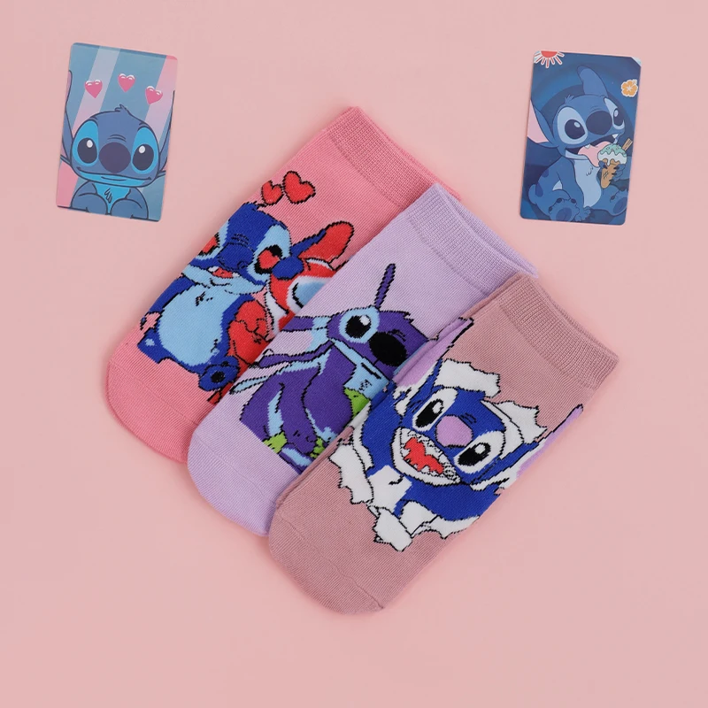 

3 Pairs of Exquisite and Novel Anime Cartoon Pattern Women's Short Socks for Summer Lightweight and Breathable Casual Boat Socks