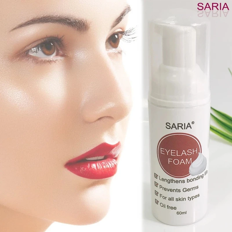 Eyelash Extension Shampoo Foam Eyelid Deep Clean Cleanser For Makeup Tools Mascara Remover Glue Salon Home Use