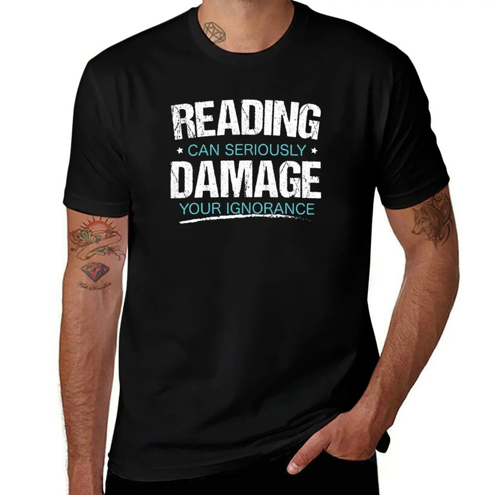 Reading Can Seriously Damage Your Ignorance T-Shirt Moisture Wicking Athletic T-Shirt