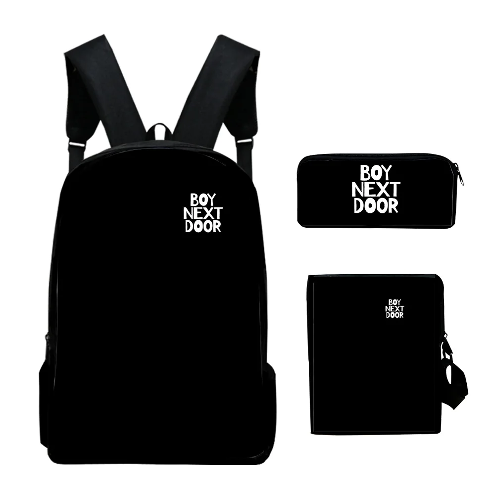 BOYNEXTDOOR-mochila escolar para fanáticos de la música, juego de estuche para lápices, mochila de viaje, mochila de gimnasio, Mochila deportiva,