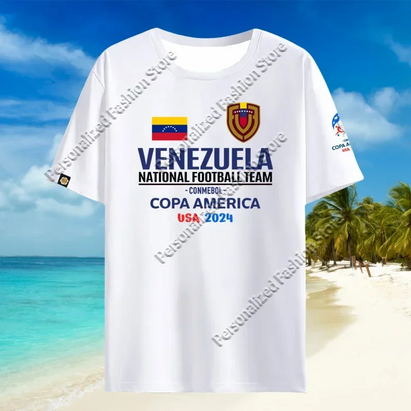 

Venezuelan Fashion Best-selling National Flag Personalized Clothing 3D Printing Breathable and Comfortable Short Motorcycle
