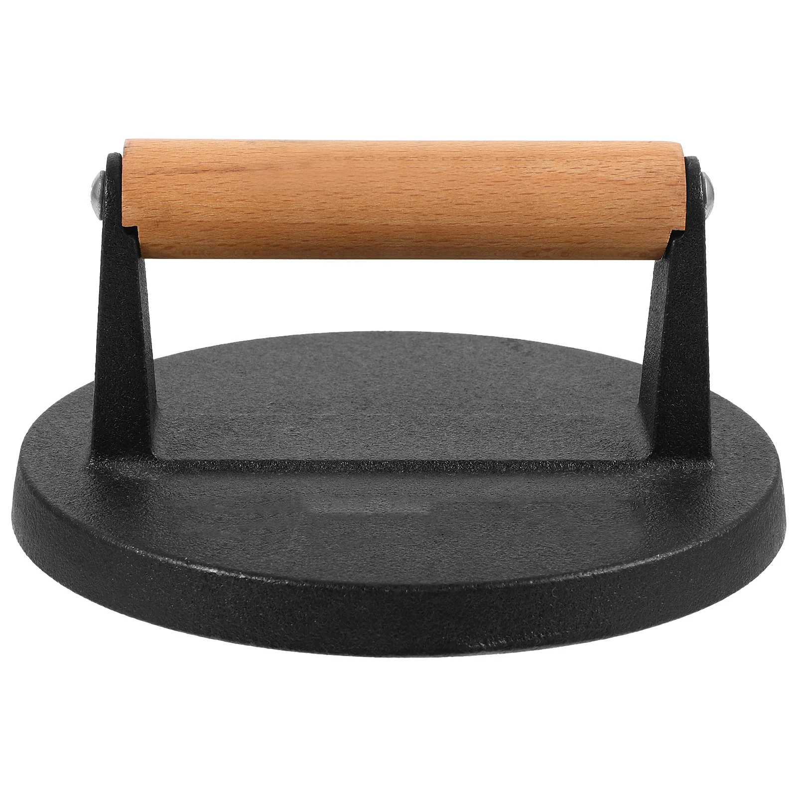 

Burger Press Heavy Duty Hamburger Patty Maker with Wooden Handle Non Stick Surface for Home Kitchen Restaurant Use Meat Pie