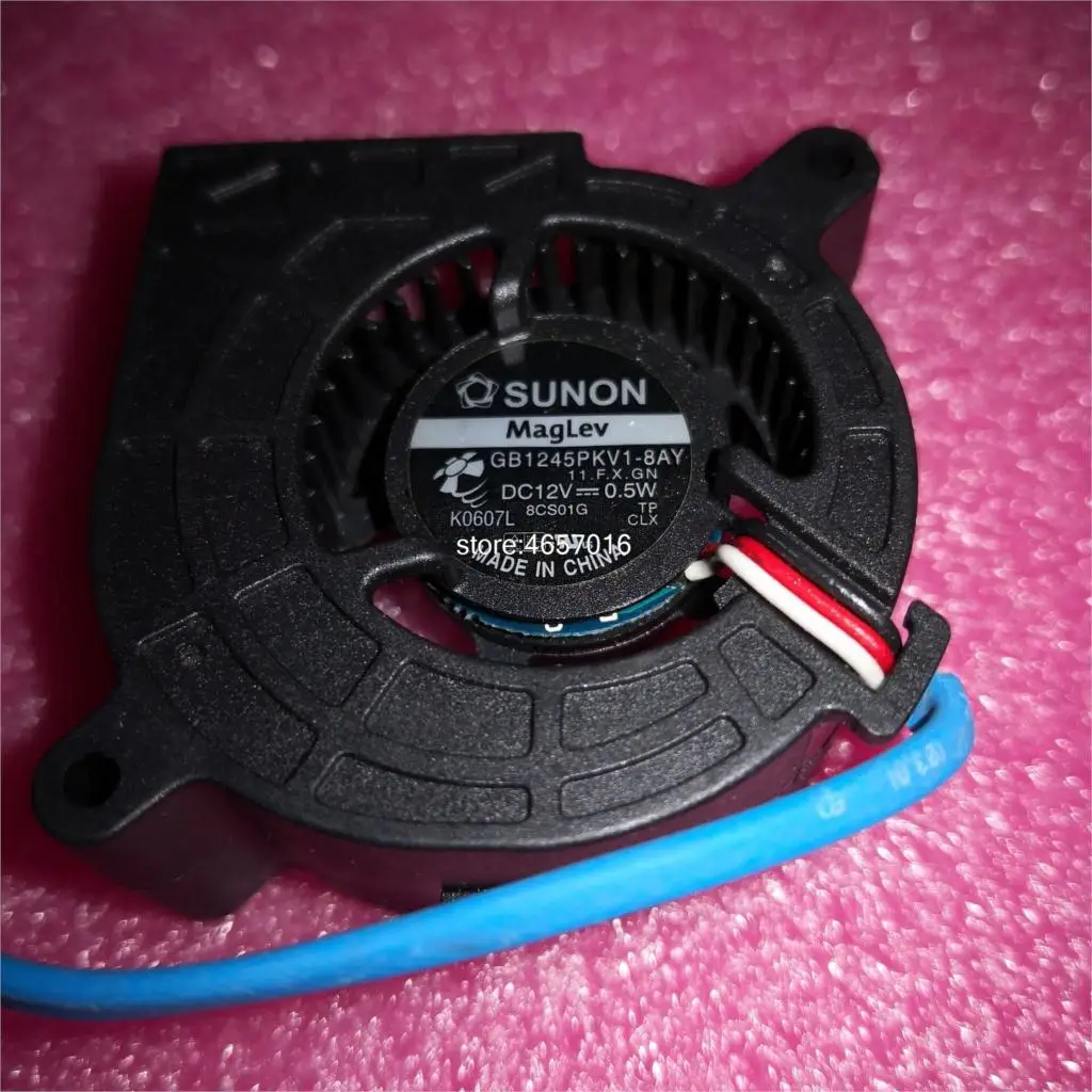 New Original SUNON GB1245PKV1-8AY 11.F.X.GN 12V 0.5W 4520 centrifugal projector fan  3wires