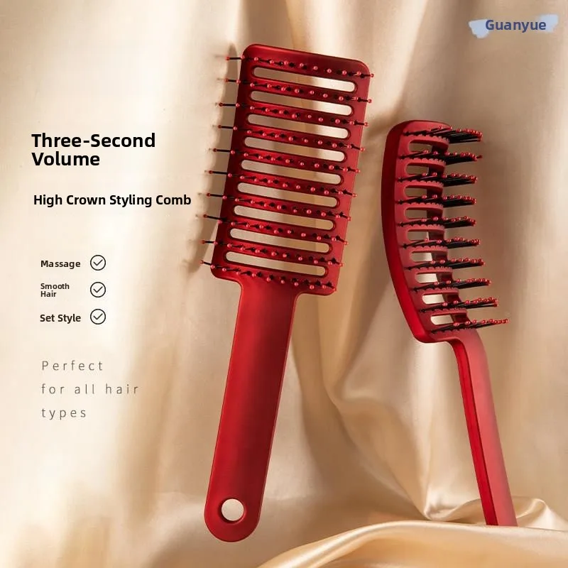 

Women's Special Hair Root Volumizing Comb Long Hair Styling Comb High Skull Top Tool Internet Famous Rib Bone Comb Home Use