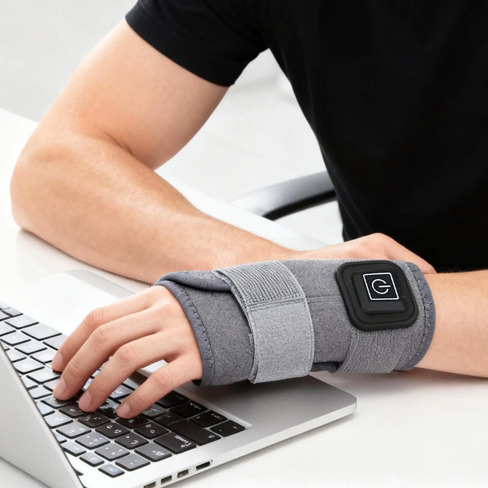 

USB Wrist Heating Pad For Pain Relief, 3-Temperature Adjustable & Plug-in Carpal Tunnel Warmer, Thumb Support Brace, Daily Use
