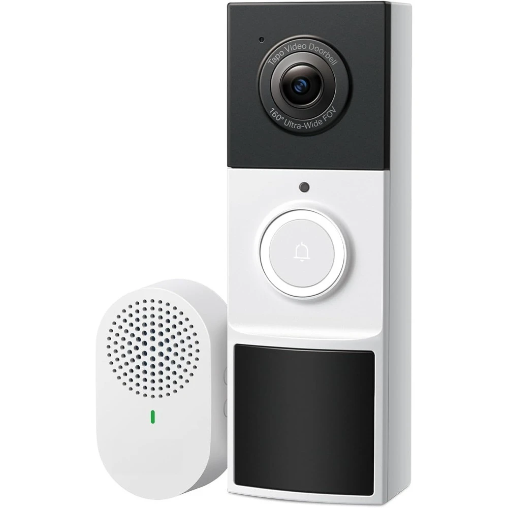 

Wireless Smart Video Doorbell Camera 2K with Full Color Night Vision Built in Spotlights 160 Degree Ultra Wide View No