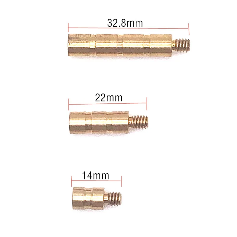 24Pcs Archery Brass Arrow Weight Combo Screw Arrow Points Copper Insert 25/50/100Gr For Archery Hunting Shooting Accessories