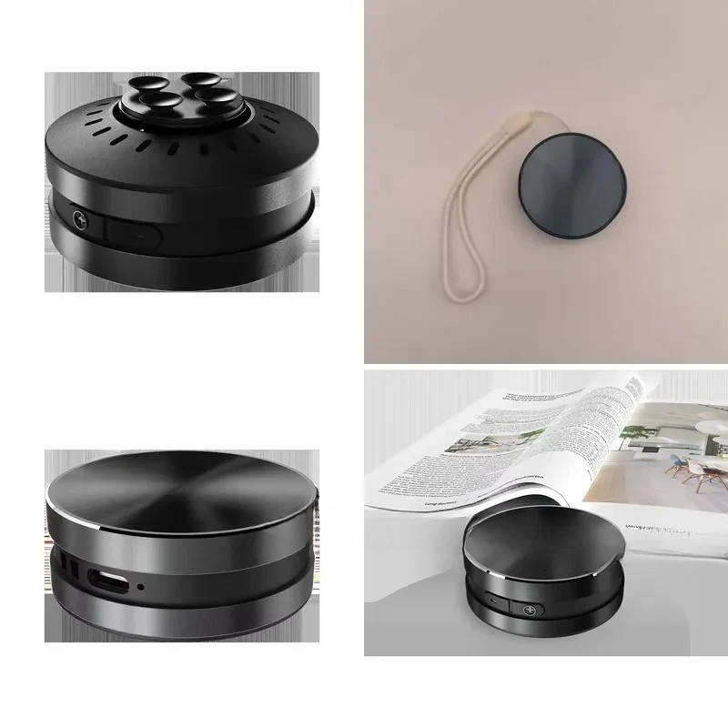 Mini Bluetooth Speaker Bone Conduction Wireless Audio with Suction Cup Built in Battery 3 to 5 Hours Playback Portable Sound