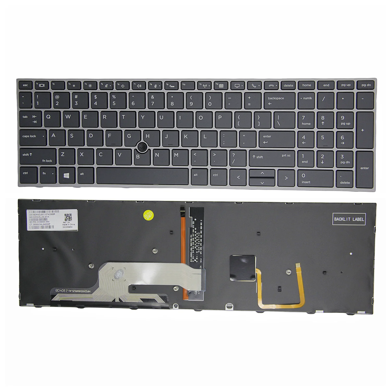 

100%New US For HP Elitebook ZBOOK Fury 15 G5 G6 17 G5 G6 English Backlit Laptop Keyboard