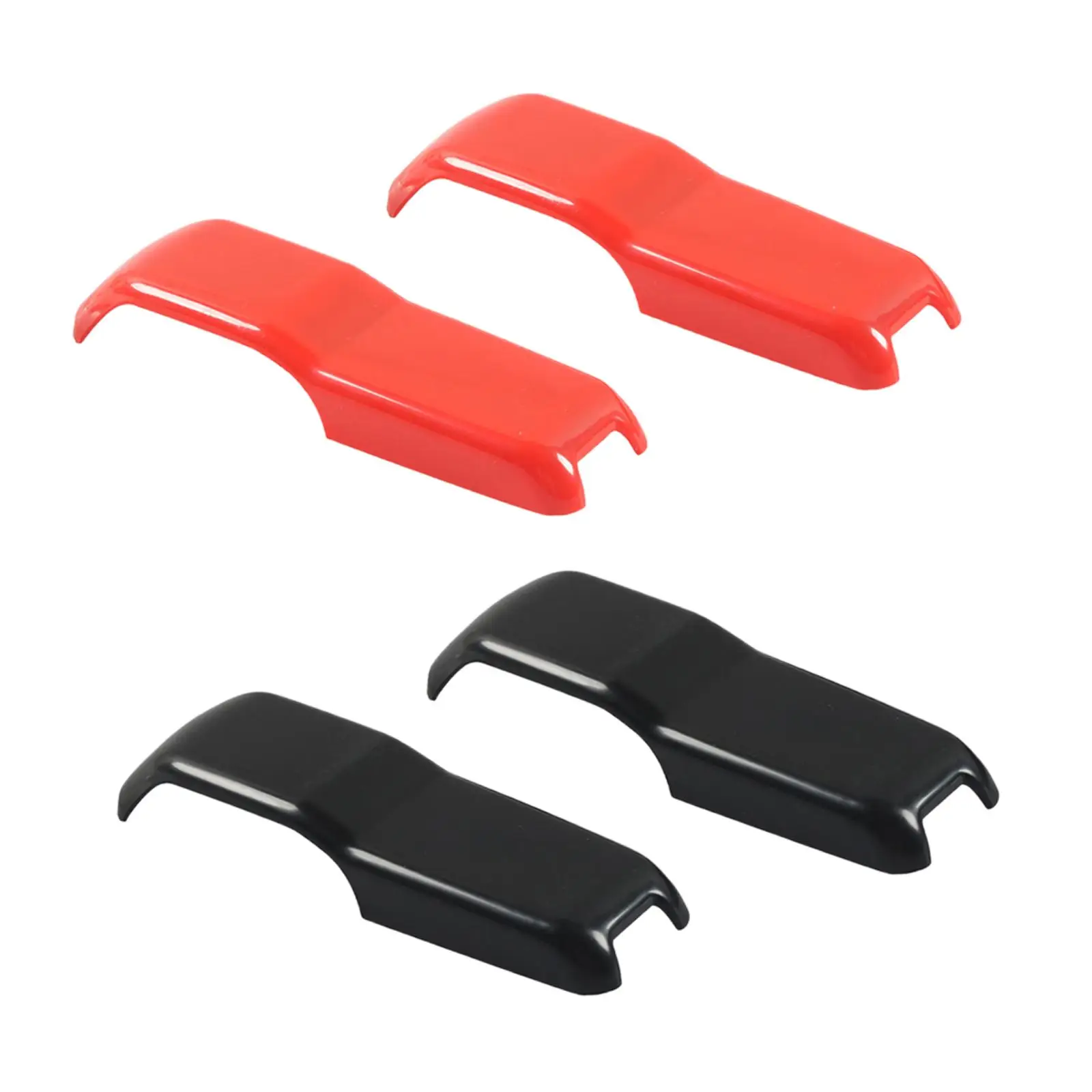 

2 Pieces Engine Hood Hinge Cover Decorative Stickers Replacing Easily Install Wear Resistant Exterior Accessories for JL