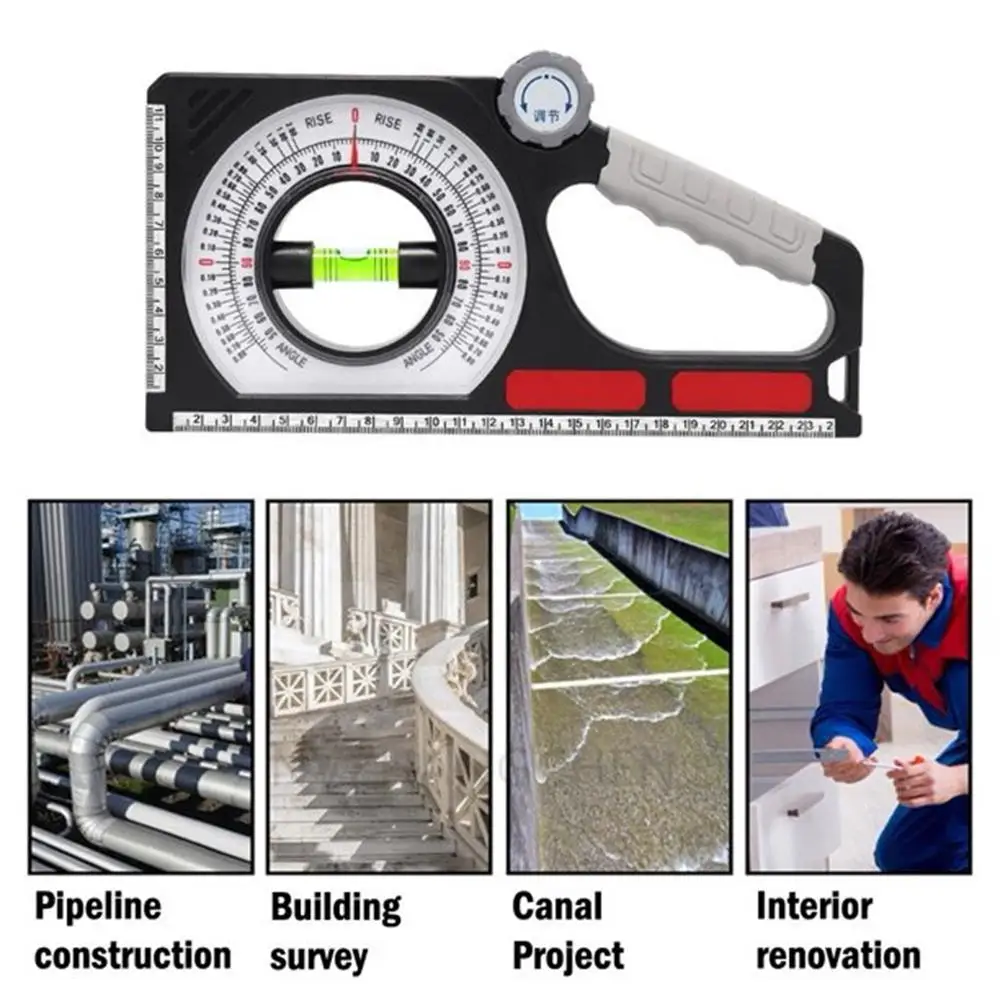 Magnetyczny wielofunkcyjny przyrząd do pomiaru nachylenia inklinometr wykrywacz kąta nachylenia kątomierz miernik poziomu nachylenia miernik