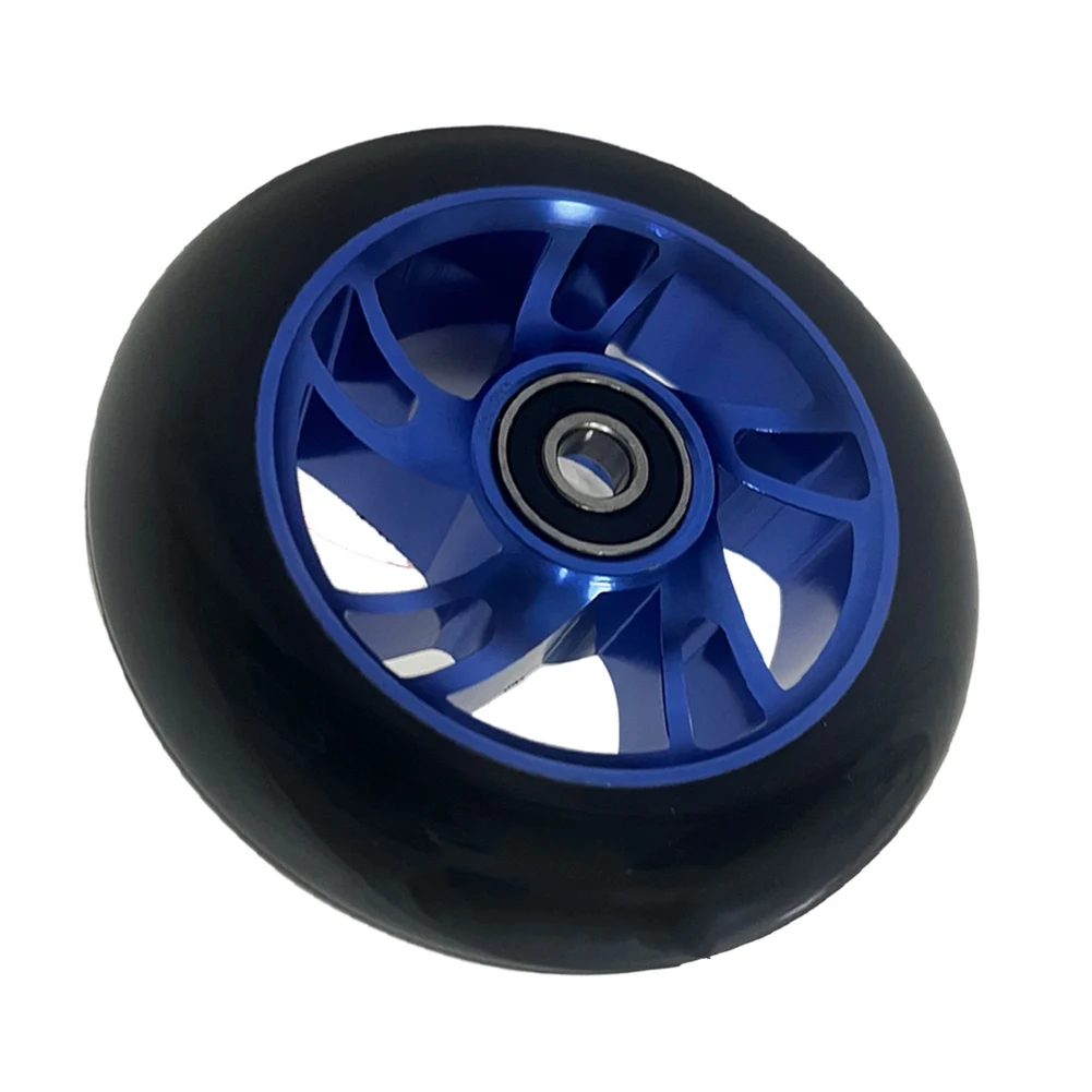 

Aluminum Alloy Hub Pro Scooter Wheels 100mm Diameter Wheels High Elasticity Performance Compatible For Professional Scooters