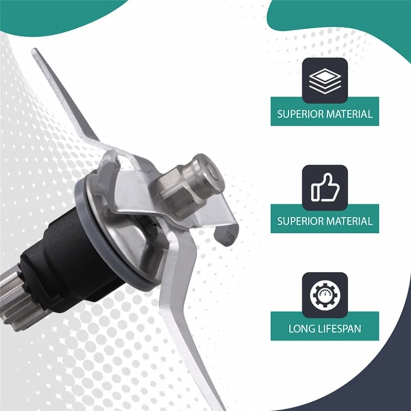 Stainless Steel Blender Blade Blender Replacement Parts Forcecotec Mambo Food Processor Mixing Knife Replacement Parts-A68E
