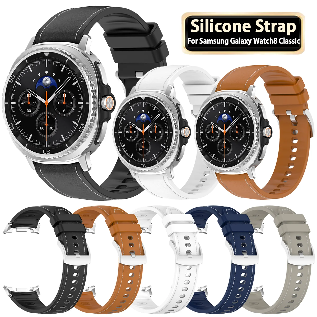 

Watch Strap For Samsung Galaxy Watch 8 Watch 8 Classic Sport Watch Band Replacement Strap Bracelet Accessory