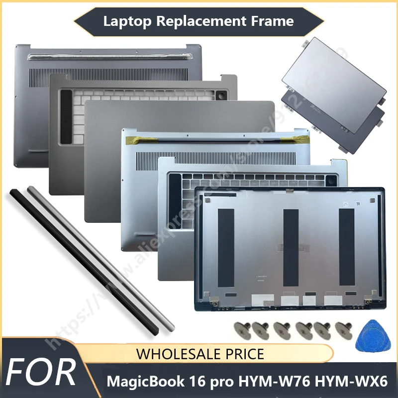 NEW For MagicBook 16 pro HYM-W76 HYM-WX6 Laptop LCD Back Cover Front Palmrest Keyboard Bottom Case Laptop Frames
