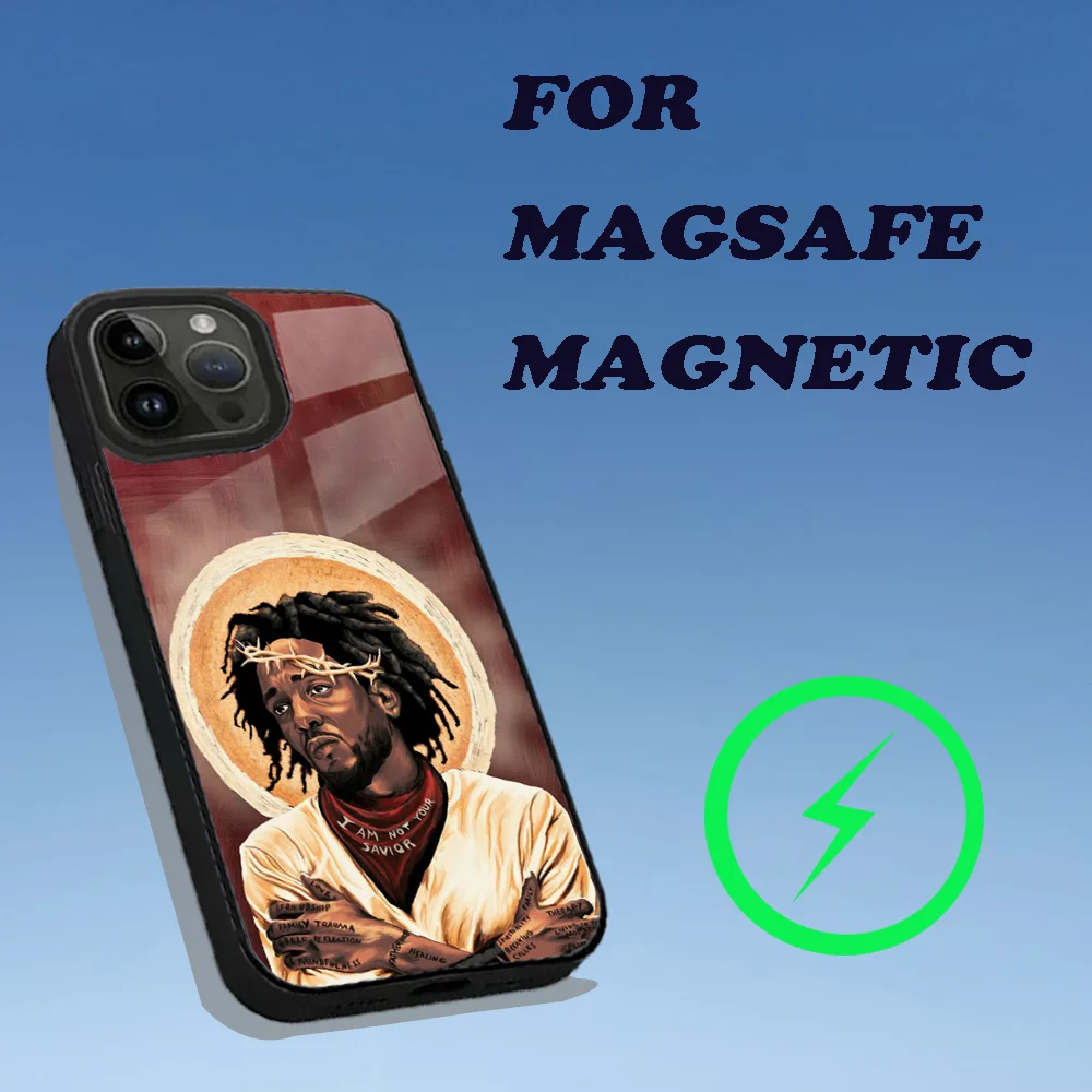 Rapper K-Kendrick L-Lamar Phone Case For iPhone 15,14,13,12,11,Plus,Pro,Max Mini Magsafe Magnetic Wireless Charging