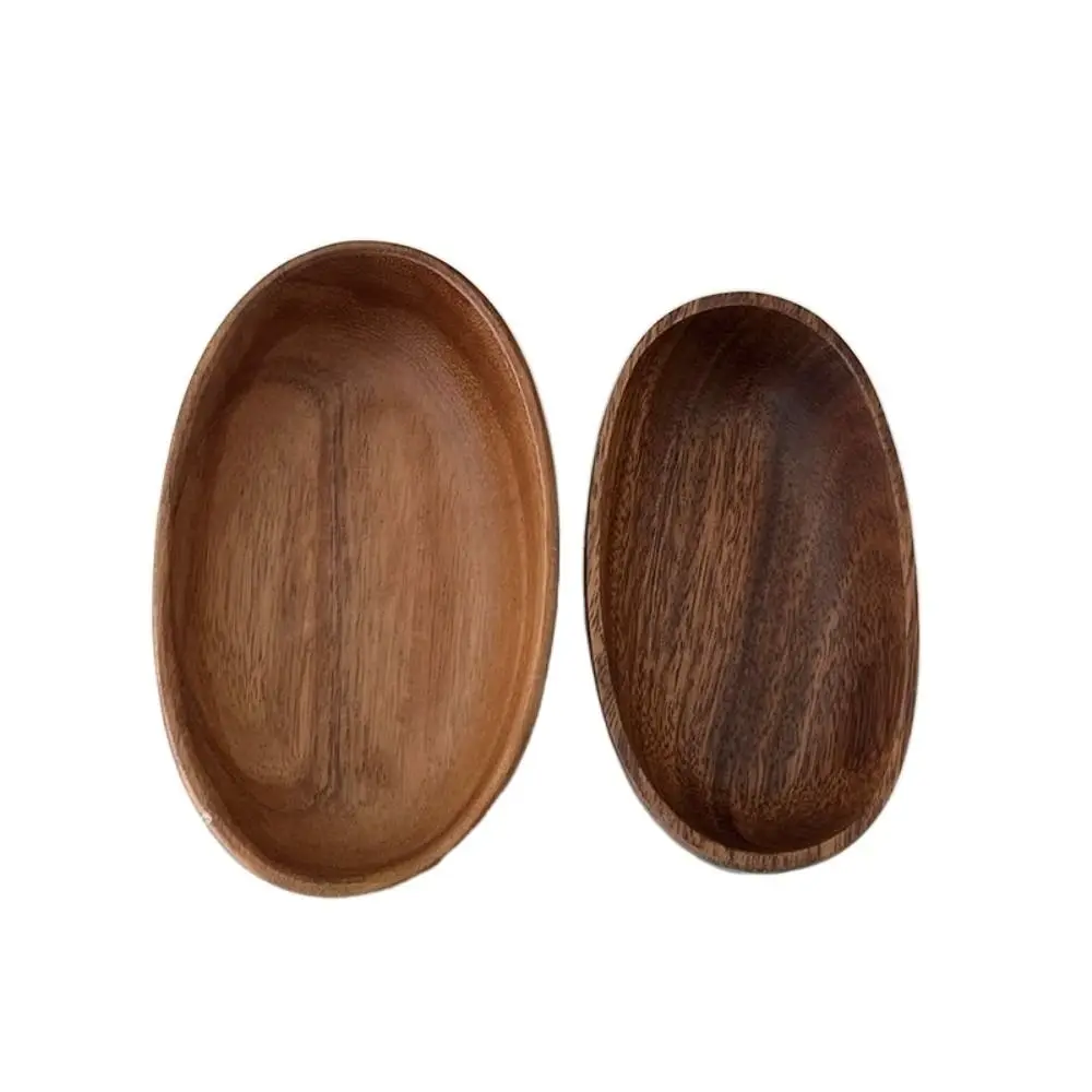 

Ретро S/M/L коробка для хранения ювелирных изделий орех большой емкости лоток для хранения мелочей в форме лодки органайзер для входных ключей