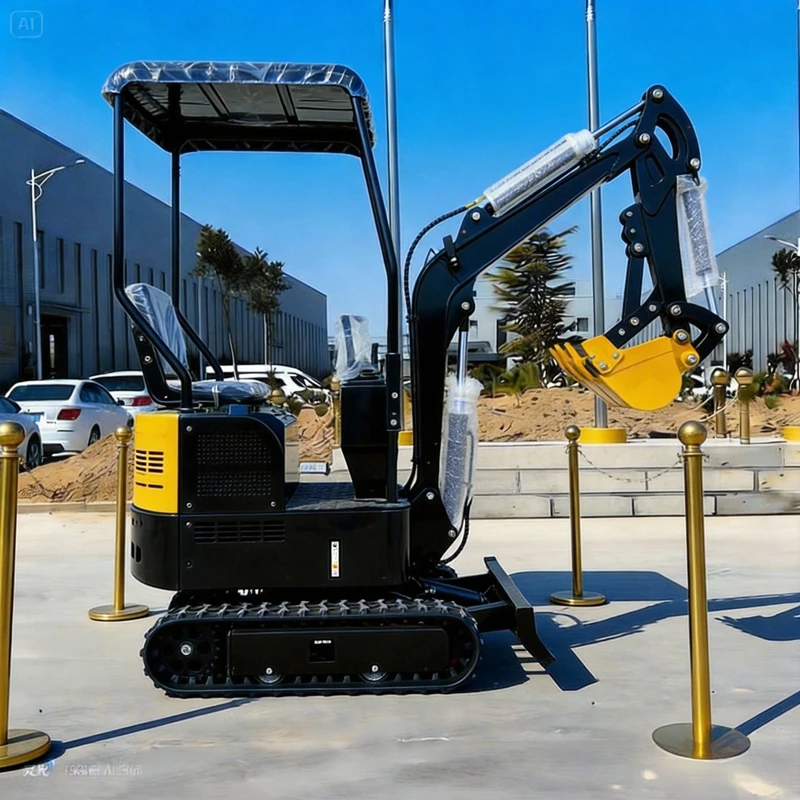 

Customized 1.5Ton Mini Excavator Diesel Engine Hydraulic Digger Europe Mini Pelle Hydraulique Construction