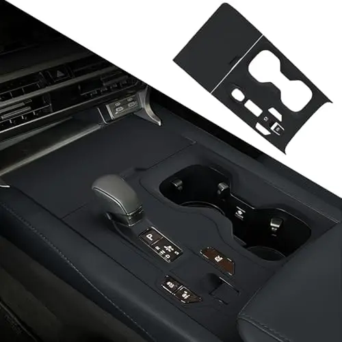 

Black Silicone Central Control Pad for Lexus RX350/RX450h/RX500h 2023-2026 - Interior Console Protector