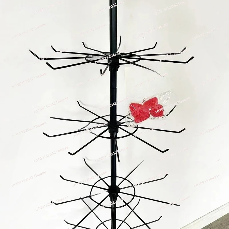 Suitable for 7 Tiers 70 Hooks Rotatable Rack Socks Hat Cap Display Stand Hanger Wig Scarve Bracelet Pendant Storage Holde