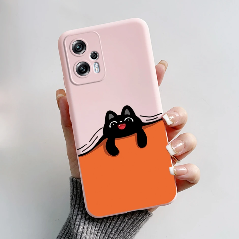 Fashion Phone Cases For Xiaomi Poco X4 GT phone Bag Coques  For Xiaomi Poco X4 Pro 5G Cute Cartoon Protective Shells Phone Cases