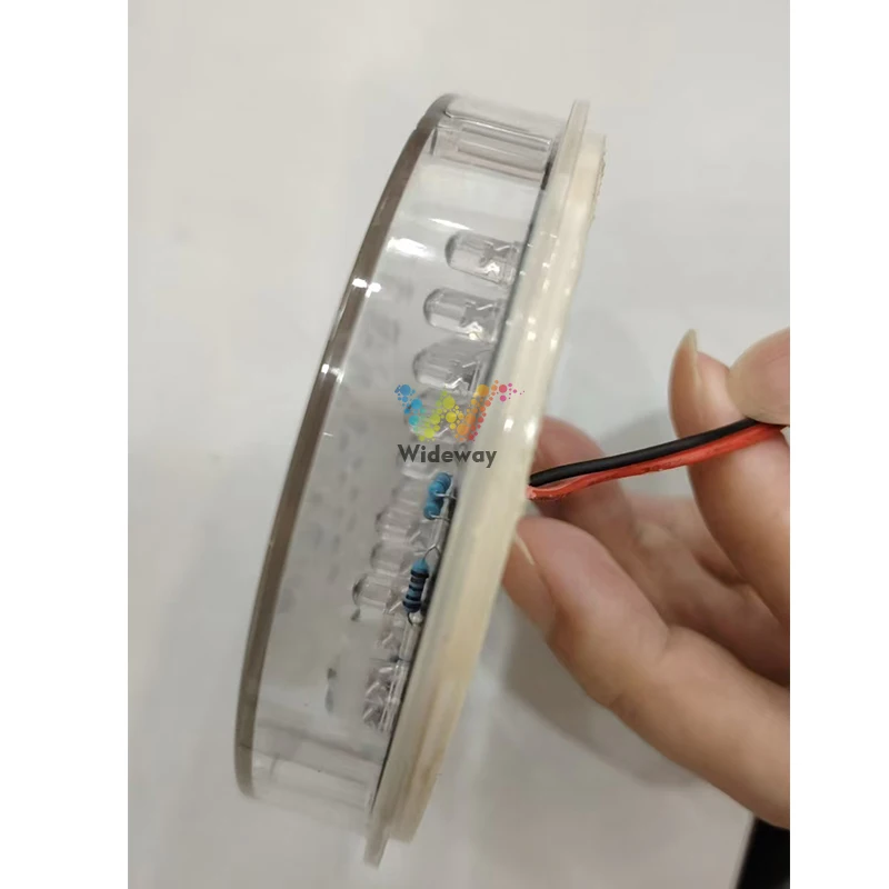 Mecha del módulo de reemplazo de semáforo LED con cubierta transparente de 100 mm resistente al agua