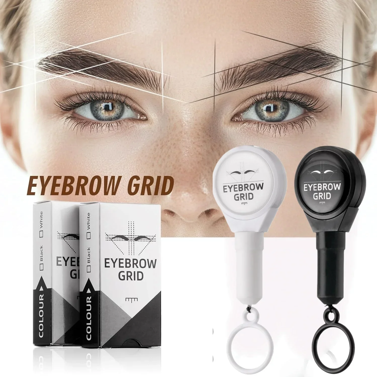 Pre-Inked Microblading Mapping String Auto-recovery Eyebrow Thread PMU Permanent Makeup Tattoo Tool for Professional Artists