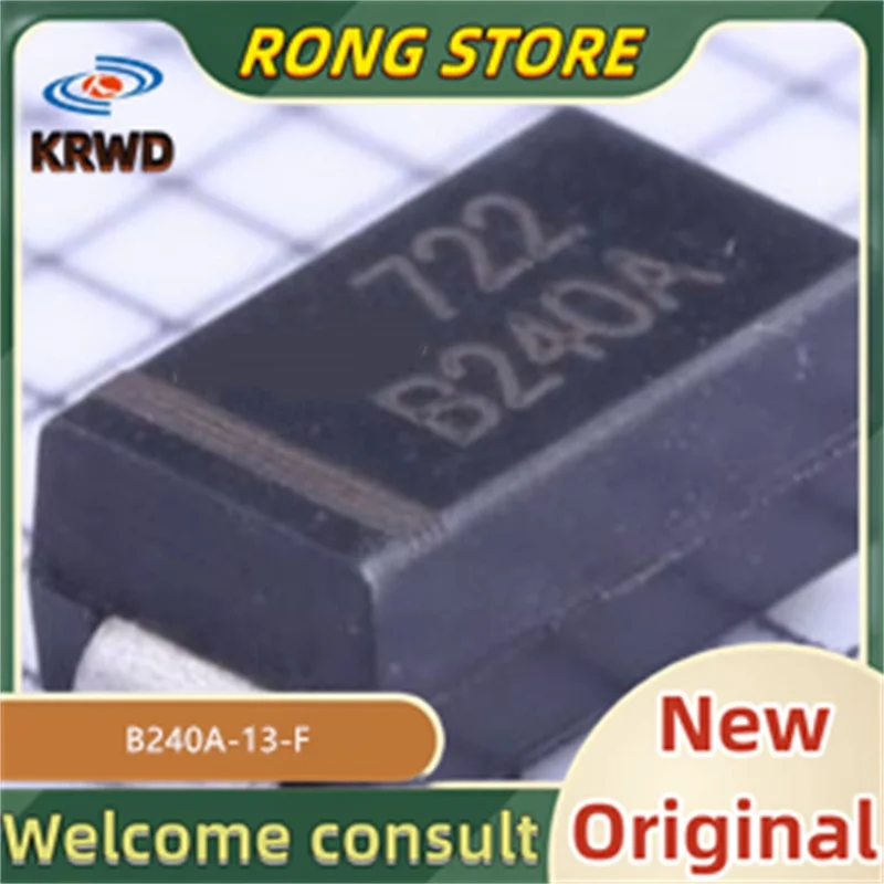 100PCS 722  New original B240A-13-F B240A SMA